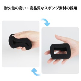 HSU Sponge Windproof Cover Windproof Cover for DJI Osmo Action 4/3 Action Camera, Sponge Cover Windproof Case Noise/Wind Noise Action Camera Accessories (2 Pack)