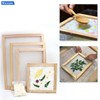 Worown 4 Sizes 2 in 1 Wooden Paper Making Screen,