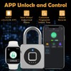 Pothunder Fingerprint Padlock, Fingerprint Lock with APP, Padlock with Keyless