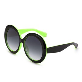 Karsaer Retro Oversized Round Sunglasses Women & Men, 70s 80s Fashion Trendy Big Shades K7155