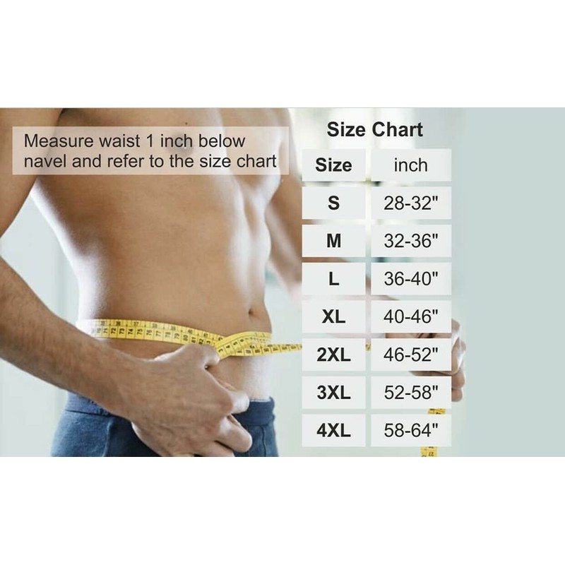 Wonder Care - Black Inguinal Hernia Support Truss for Double