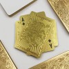 Las Cartas De Lujo En El Reloj De Oro Cool