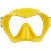 CRESSI F1 Mask Yellow - Frameless Mask for Diving and