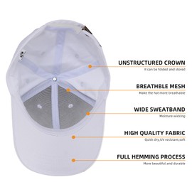 KeepSa Cotton Baseball Cap Polo Style Adjustable Basecap Solid Color 6 Panel Hats Men Women Sports Casual