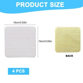 Rug Pads Grippers,4PCS Carpet Grippers, Rug Gripper for Carpeted Floor, Rug Grippers for Laminate Floor for Non Curl Reusable Rug Stoppers Keep Your Area Rug Flat on Hardwood Floors and Tiles