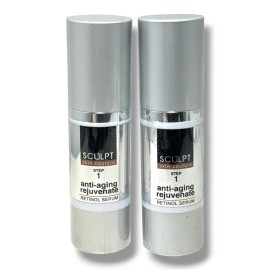 Sculpt Skin Couture Step 1 Anti-Aging Rejuvenate Retinol Serum 1oz LOT OF 2