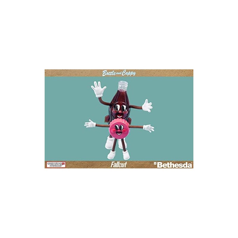 Gaming Heads Fallout Bottle and Cappy Bendables