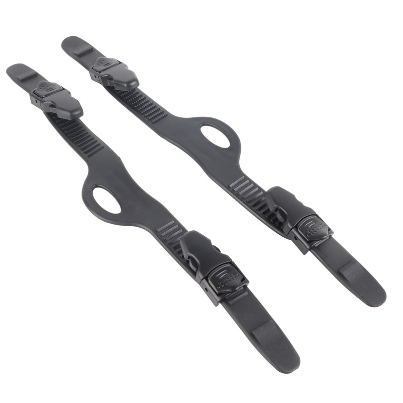 1Pair Diving Adjustable Scuba Diving Fins Straps Accessory (L)