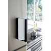 Yamazaki 3399 Magnetic Kitchen Paper Holder with Stopper, Black, Approx.