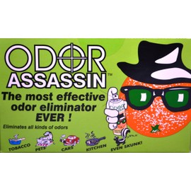 Odor Assassin Odor Control Spray, LEMON & LIME scent, Pack of 3