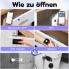 Eseesmart Cabinet Lock RFID Electronic Drawer Lock No Keys Bluetooth