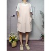 Cotton Cross Back Aprons Solid Color Cooking Kitchen Garden Smock