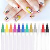 12 Color Nail Painting Pen 3D Nail Polish Paint Graffiti