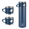 Stainless Steel Thermo 700ml/23.7oz Vacuum Insulated Bottle with Cup for