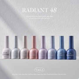 classic nail Balagel Radiant Prism Diamond Glitter Gel 8-piece set + 2 top gels / 발라젤 레디언트 프리즘다이아몬드 글리터젤 8종 세트+탑젤2개
