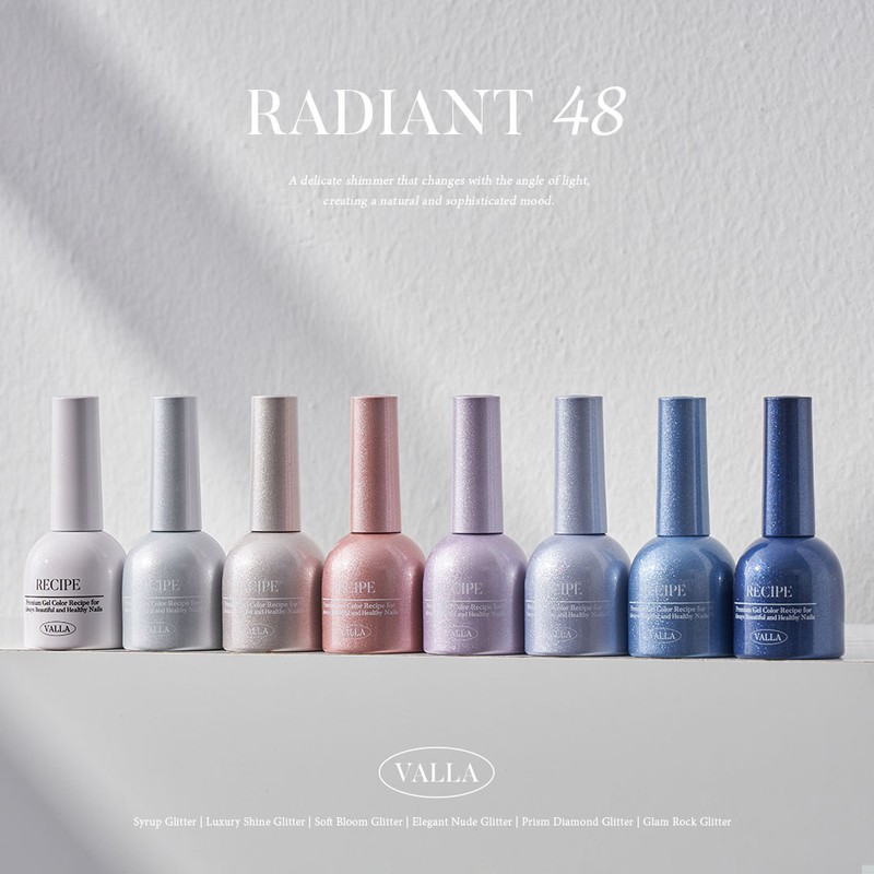 classic nail Balagel Radiant Prism Diamond Glitter Gel 8-piece set
