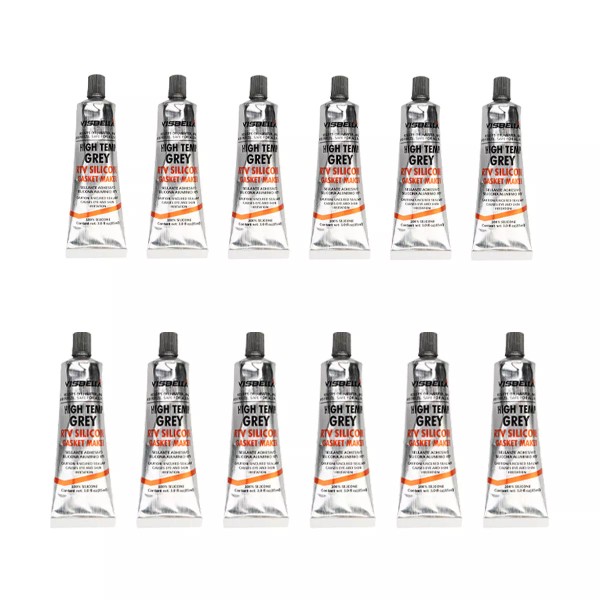 parts-select 12 Pcs RTV Silicone Gasket Maker 85ML Grey High