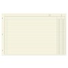 BookFactory Ledger Pad/Large 2 Column Accounting Ledger Columnar (Two Columns)