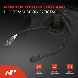 Sensor de oxígeno O2 A-Premium compatible con Toyota Camry 2018-2021, Avalon 2019-2021, 2019-2021, Venza 2021, Prime & Lexus ES250 2021, ES300h 2019-2021, L4 2.5L, lado ascendente
