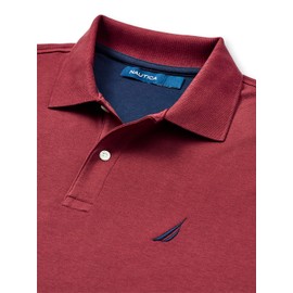 Nautica mens K82880 Polo Shirt, Barolo Solid, Small US
