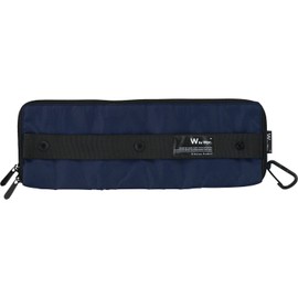 Wpc. Business Umbrella Case Navy for Men, Umbrella Storage Bag, Water-absorbent, with Belt and Carabiner, Attachable to Carry Case, Compact, Solid Design, Stylish, for Male, Commuting, School