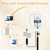 UEGOGO 10-inch RGB Ring Light With Adjustable Tripod Bracket And