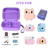Ainiv Kids Instant Camera Case, Portable Hard Storage Case for