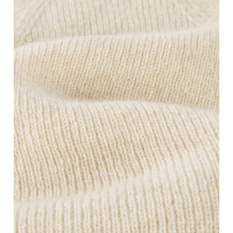 Lallier 100% Pure Cashmere Ribbed Cuffed Hat Warm Soft with