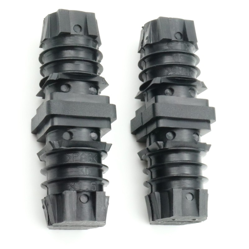 Design61 2 x 2-Way Connector Pipe Connector for Square Tubes