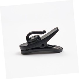 FELTECHELECTR Plastic Earphone Cable Clips Black Headset Wire Organizers Rotatable Clips for Easy Management of Headphone Cords and Portable Design for Go Use