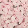 7Rainbows 50pcs Boutique 1.5" Pink Satin Ribbon Mini Bows for