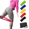 Resistance Loop Band Set for Home Fitness Includes 5 Resistance