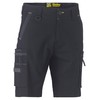 Bisley Workwear UKBSHC1330_BBLK Flex & Move Stretch Untility Zip Cargo