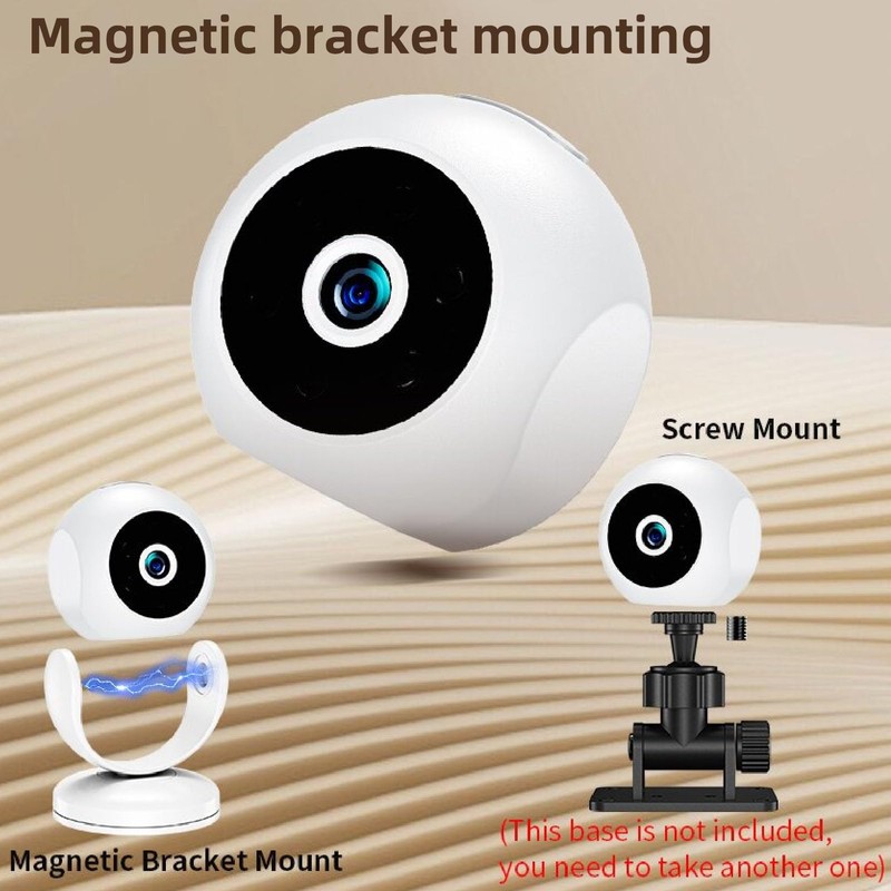 2K Indoor Security Camera, 2.4GHz Wi Fi Camera, 360° Baby