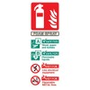 Sign, Foam Extinguisher, Glow RP, Signs Personal Protection/Site Safety, Qty