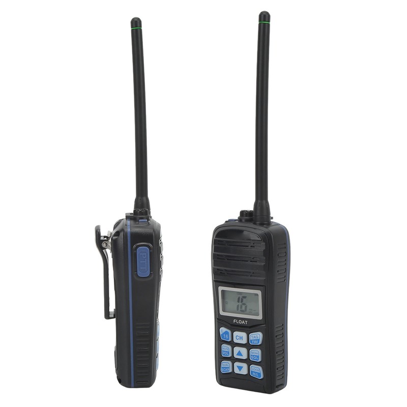 Marine Walkie Talkie Handheld IP67 Waterproof Floating 5W VHF Transceiver