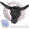 ERfover Roping Dummy Calf Head Steer Practice Kit Two Pair