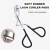 80Pack Fit for Shiseido Eyelash Curler Refill Pads,High Elasticity Silicone