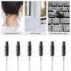 Tbestmax 50 Pcs Disposable Mascara Wands, Crystal Eyebrow Spoolies Brush