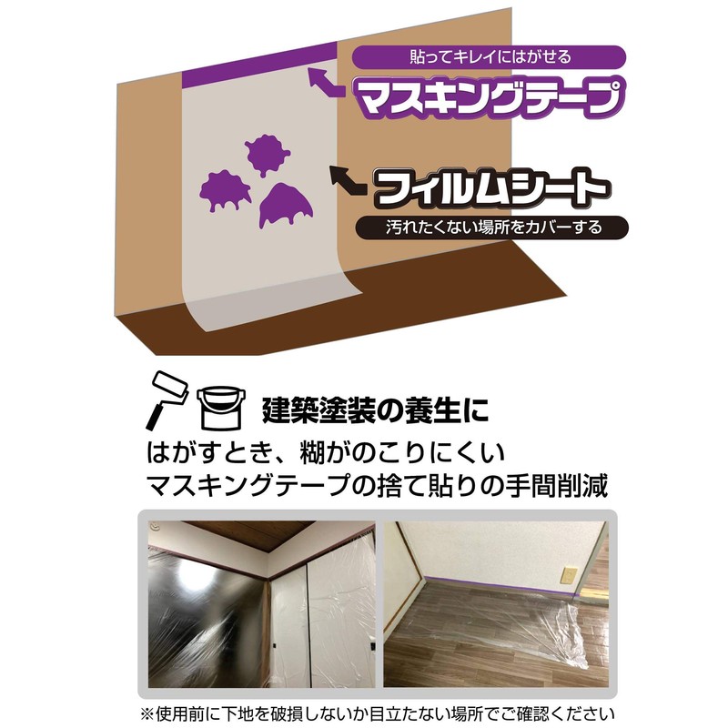 Wake Sangyo CM-032 Masking Masker 43.3 inches (1100 mm) x