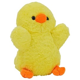 Kögler 94809 Cuddly Plush Toy Chick, Approx. 17 cm Tall, Made of Soft Polyester, for Cuddling and Playing, as a Lucky Charm or Sweet Gift