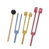 Tuning Forks Set for Healing with Mallet 3 Color Weighted