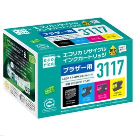 ECI-BR3117-4P ECI-BR3117-4P Remanufactured Ink for Brother LC3117-4PK (4 Colors)