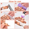 NXJ INFILILA Practice Hand for Acrylic Nails, Flexible Moveable Nail