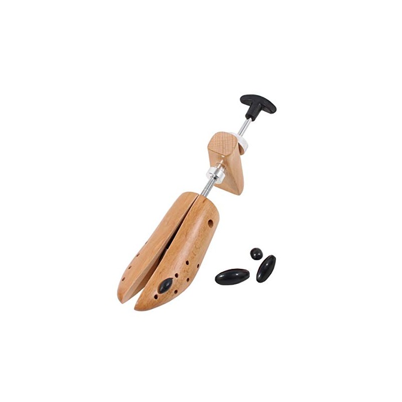 DELFA Women's Shoe Stretcher with 2-Way Metal Mechanism Beech Wood
