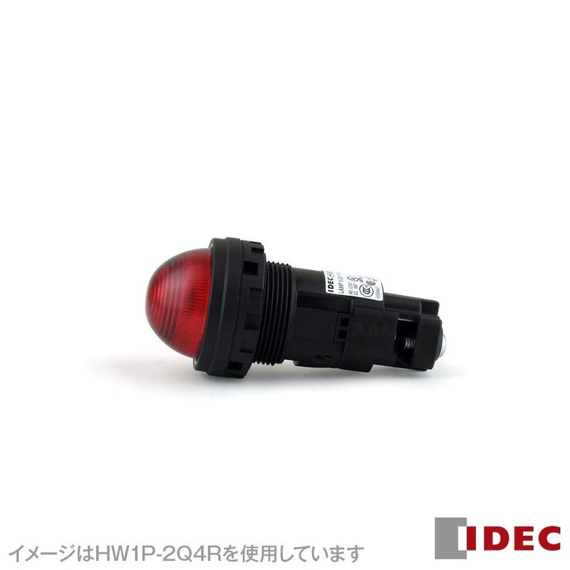 IDEC HW1P-2Q4R Pilot Light, HW Series, φ0.9 inch (22 mm),