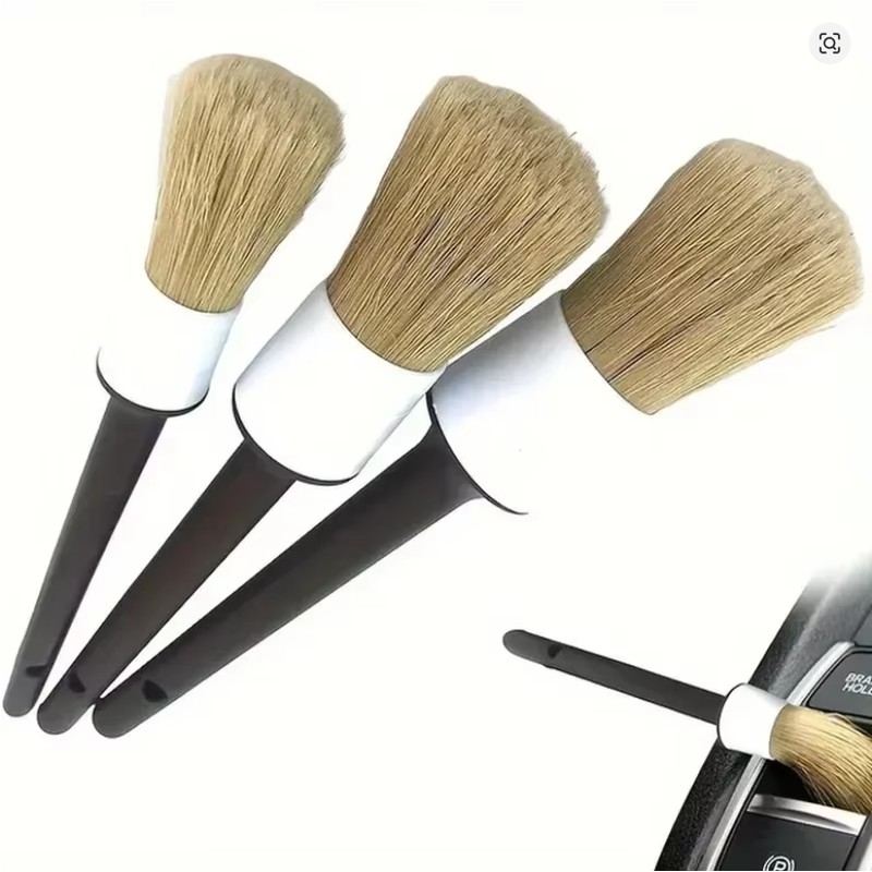 Car Detailing Brush Set – 3-Piece Interior & Exterior Cleaning