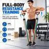 11-Piece Resistance Band Set for Home Workouts – 10–50 lb