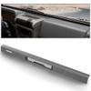 CROSSDESIGN Upper Dash Defrost Vent Bezel Trim Panel Gray Compatible