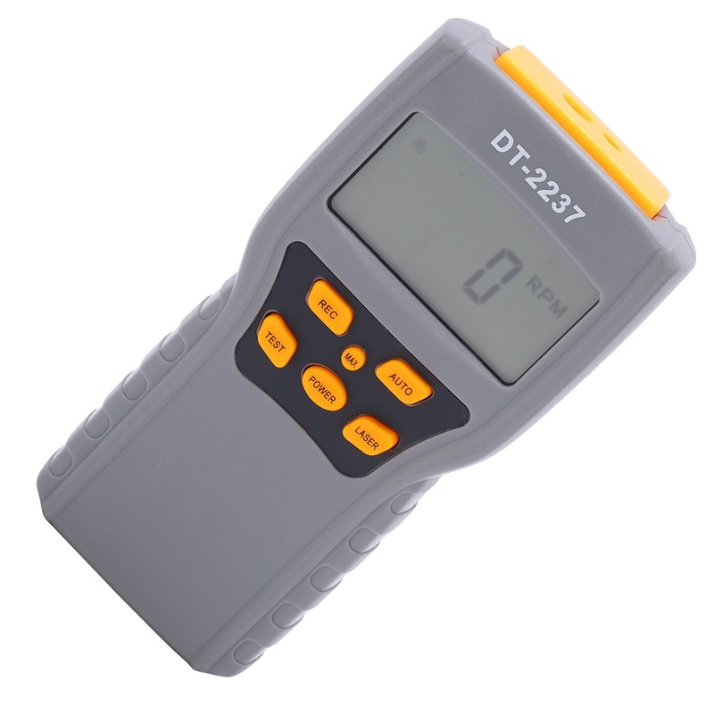 Laser Tachometer 2Gear NonContact LCD Digital Display HighAccuracy Speed Measuring